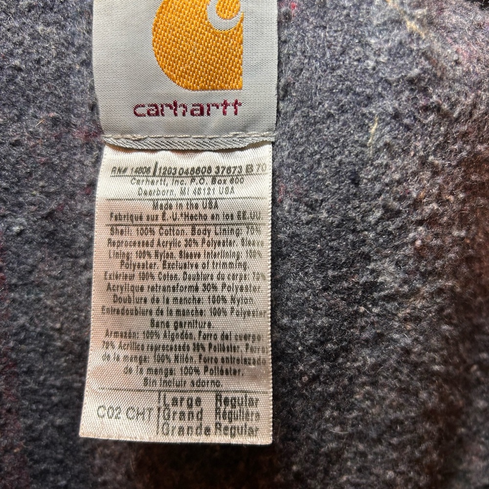 Carhartt Men's Vintage Blanket-lined Barn Chore Coat - Picture 7 of 7